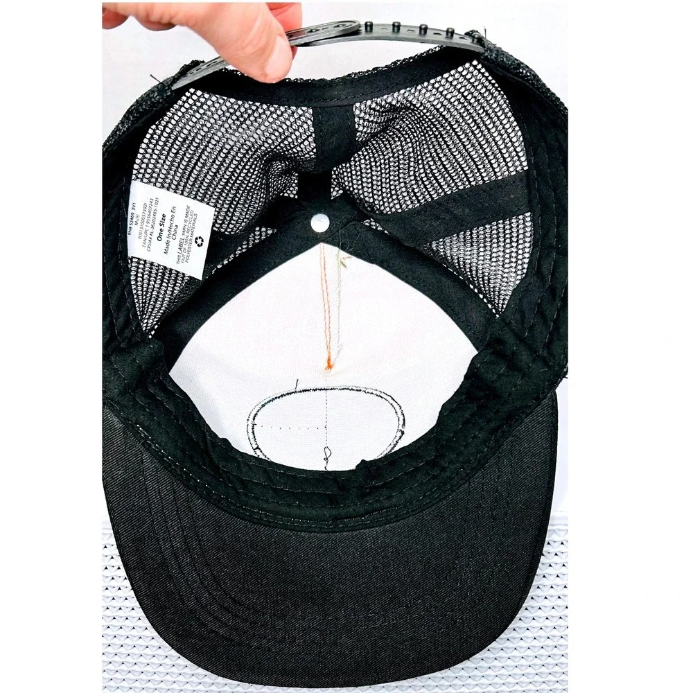 Adventure On The Seas Baseball Hat Cap Sailfish‎ Marlin Striped Mesh Fishing